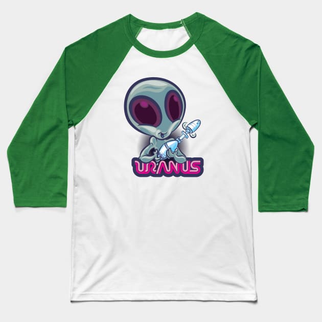 Ur Anus Baseball T-Shirt by majanation